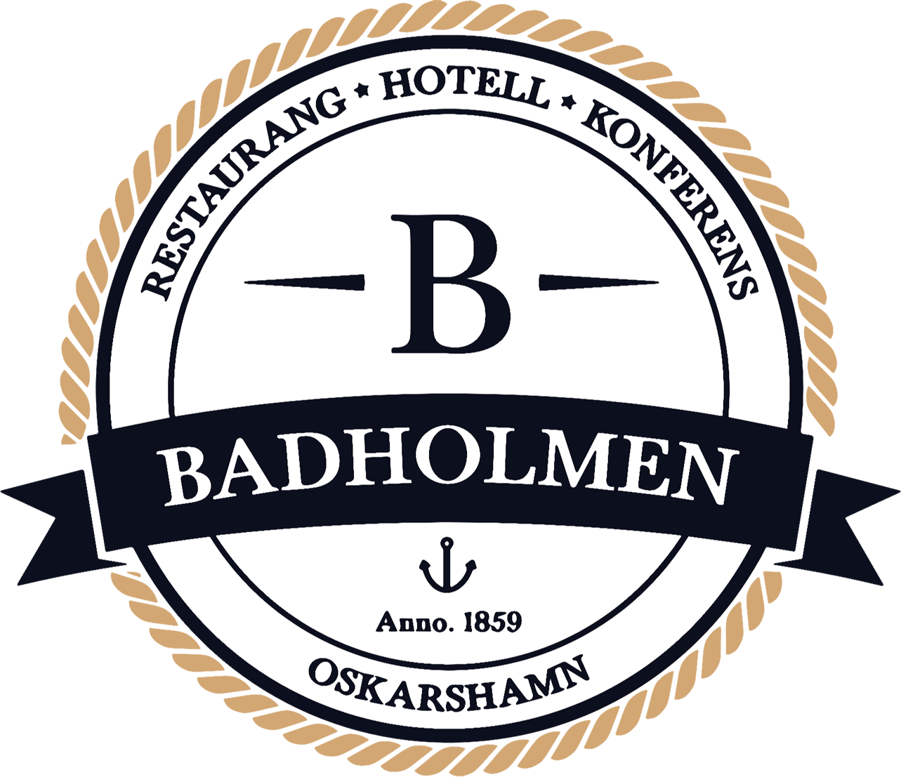 Badholmen i Oskarshamn logotyp
