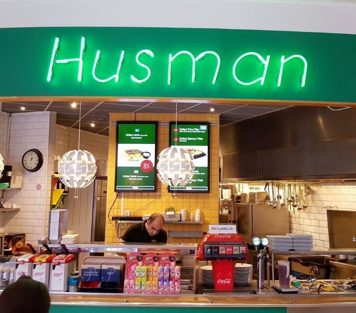 Husman 9an i gavle lunchmeny