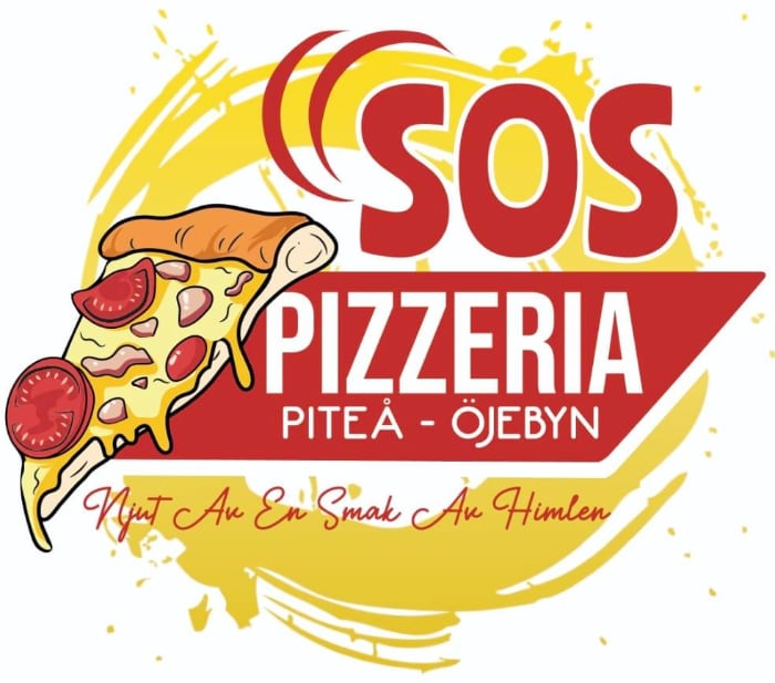 SOS Pizzeria i pitea lunchmeny