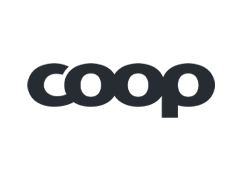 En logotype för Coop-restaurangen.