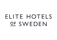 En logotype för Elite Hotels of Sweden.