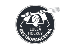 En logotype för Luleå Hockey Restaurang.