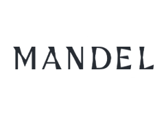 En logotype för restaurangen Mandel.